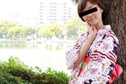 はんなり浴衣姿でゴックン2連発 早川リナ