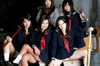 楓 松下ゆうか 松村かすみ バイオレンススケバン物語 Part1