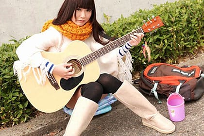 路上ミュージシャンをAVデビューさせちゃいます