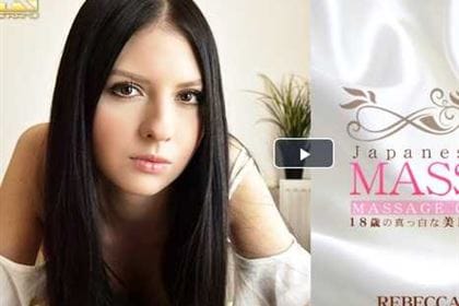 JAPANESE STYLE MASSAGE 18歳の真っ白な美BODYをタップリ弄ぶ REBECCA VOLPETTI