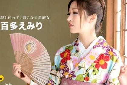 ちんぽ大好き即尺おしゃぶり 着物姿が超～エロい女 百多えみり(水川スミレ)