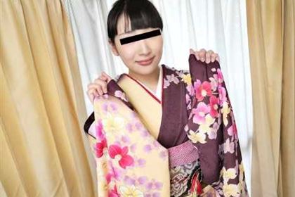 イキまくり振袖軟巨乳娘 神楽麻衣