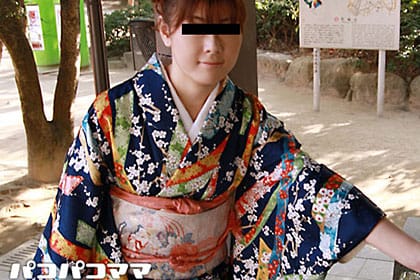 着物ナンパ  〜シミ付パンツを検証〜立花椿 28歳