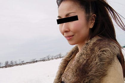 れいこ&nbsp;青姦雪景色