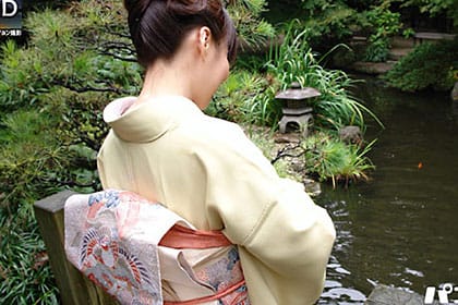 着物ナンパ  〜ノーパン和服妻を検証〜黒田七美 41歳